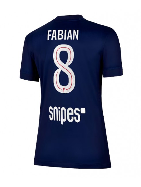 Zenske Futbalové oblečenie Paris Saint-Germain Fabian Ruiz #8 2025-26 Krátky Rukáv - Domáci Zenske Futbalové oblečenie Paris Saint-Germain Fabian Ruiz #8 2025-26 Krátky Rukáv - Domáci